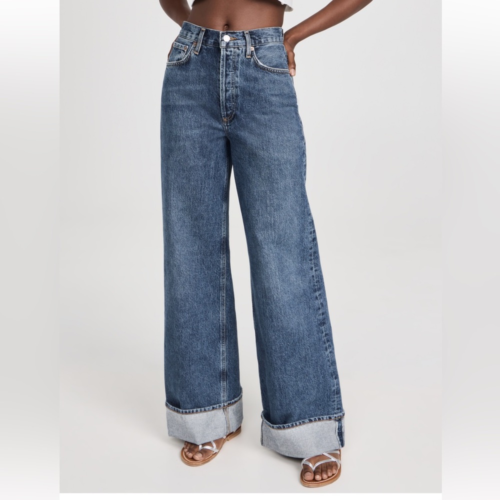 Only worn once. Agolde Dame High Rise Jeans